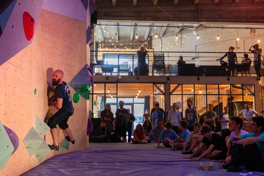 Inauguration de la salle de bloc