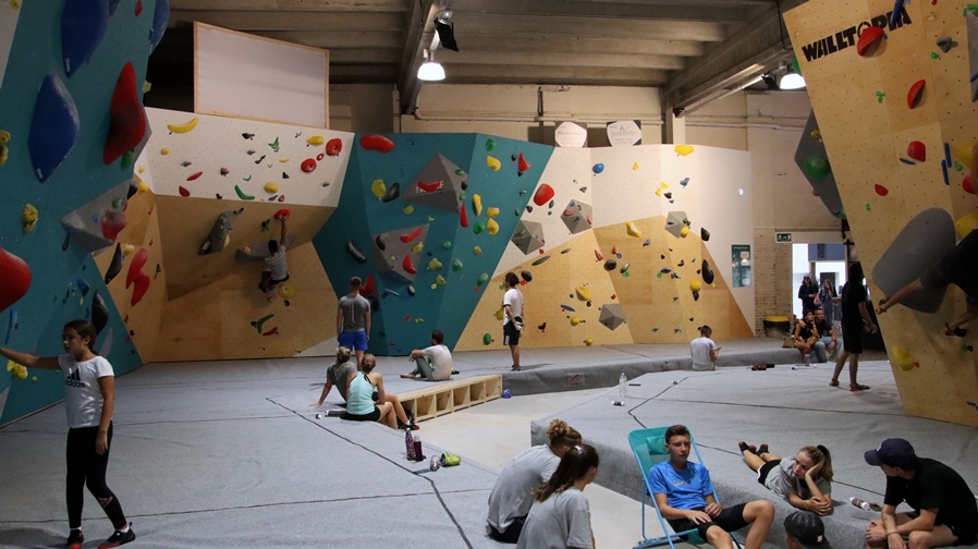 400 m² de mur pour tous les niveaux