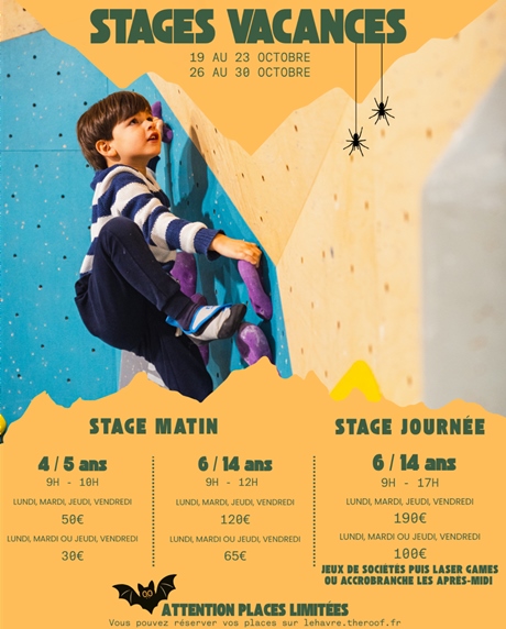 Stages vacances de la Toussaint